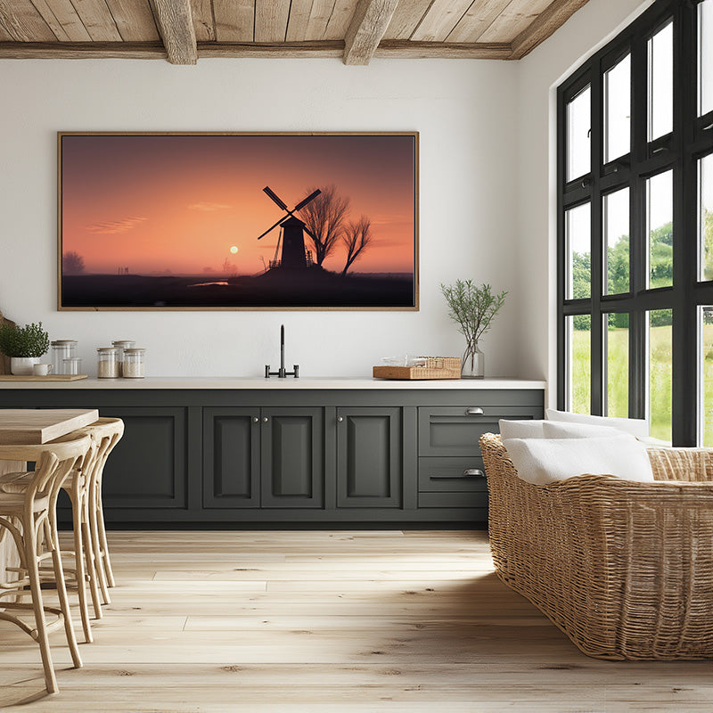WINDMILL IN SUNSET I