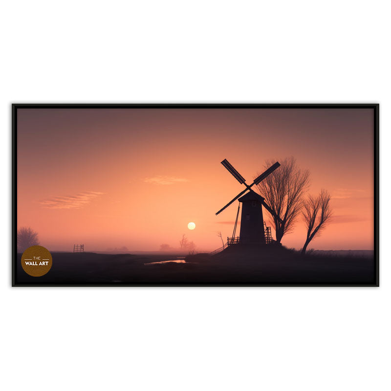 WINDMILL IN SUNSET I