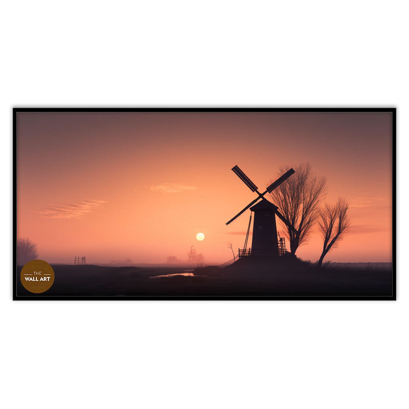 WINDMILL IN SUNSET I