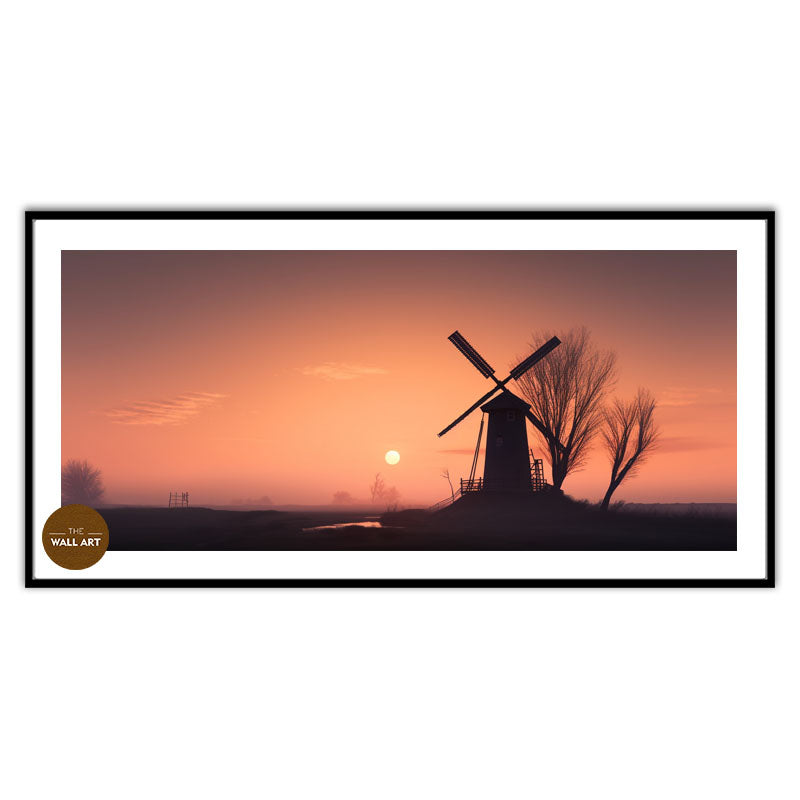 WINDMILL IN SUNSET I