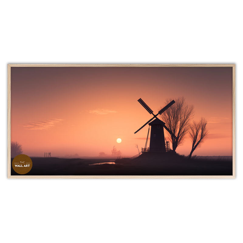 WINDMILL IN SUNSET I