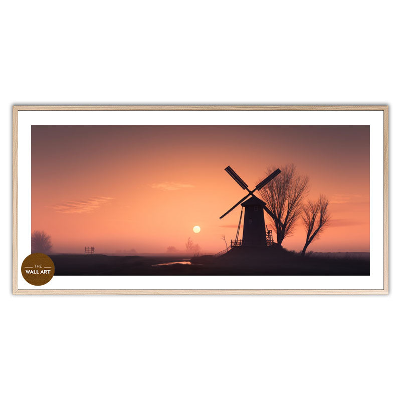 WINDMILL IN SUNSET I