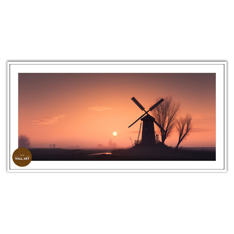WINDMILL IN SUNSET I
