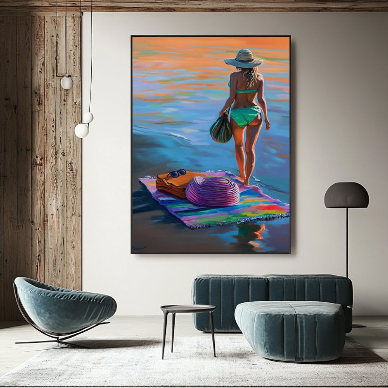 WOMAN ON BEACH II