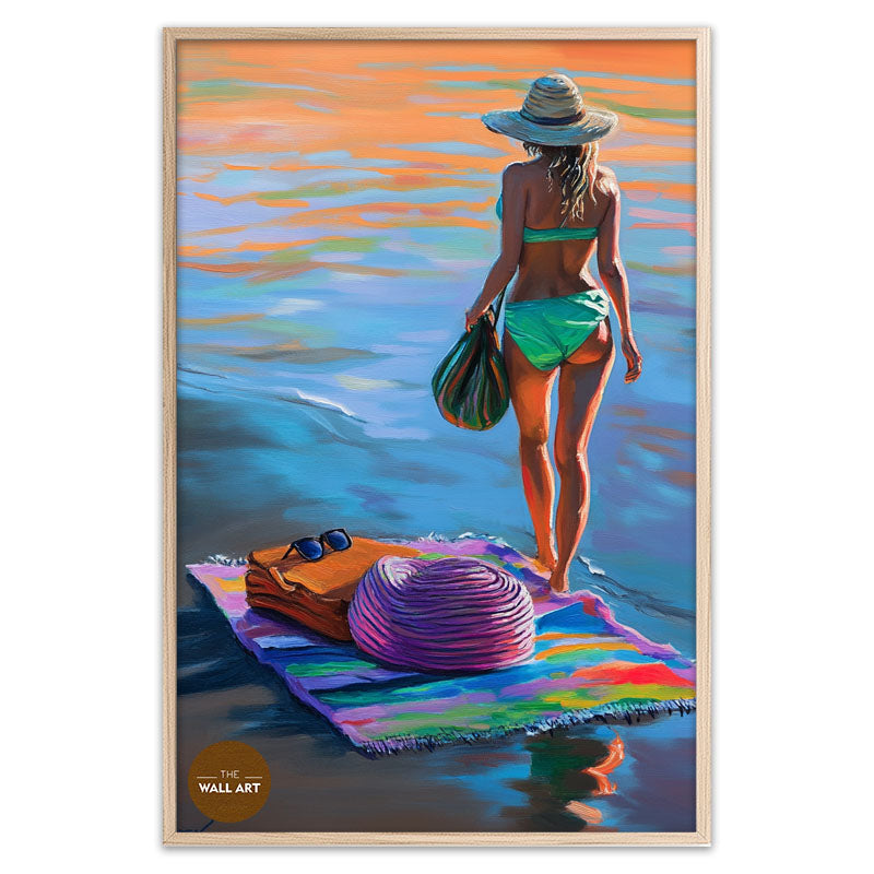 WOMAN ON BEACH II