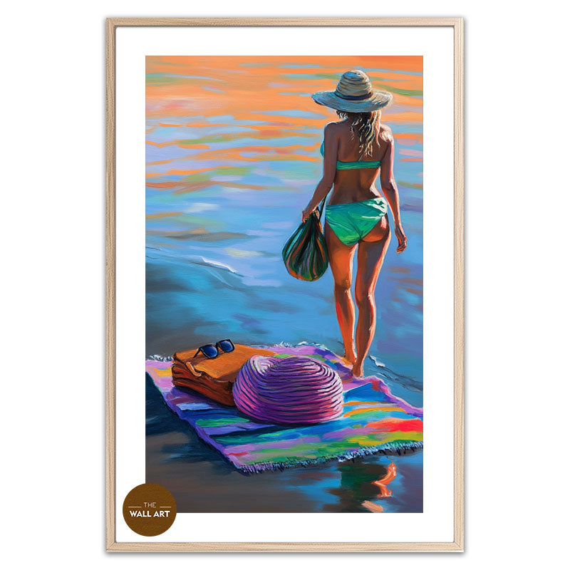 WOMAN ON BEACH II