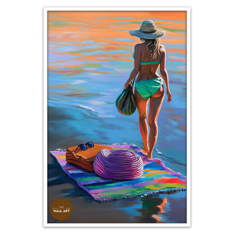 WOMAN ON BEACH II