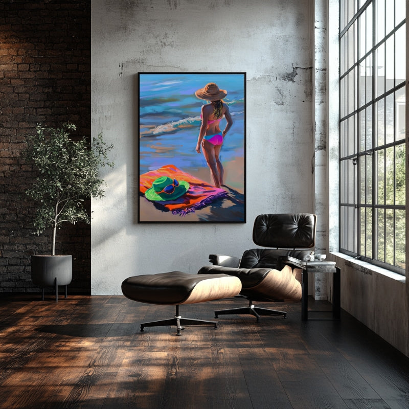 WOMAN ON BEACH I