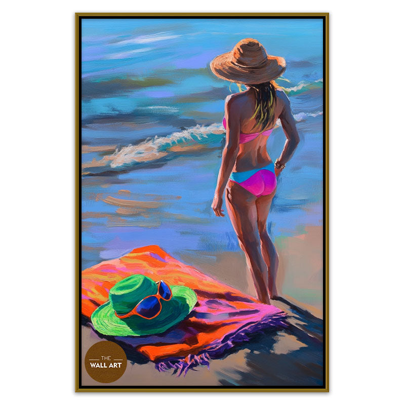 WOMAN ON BEACH I