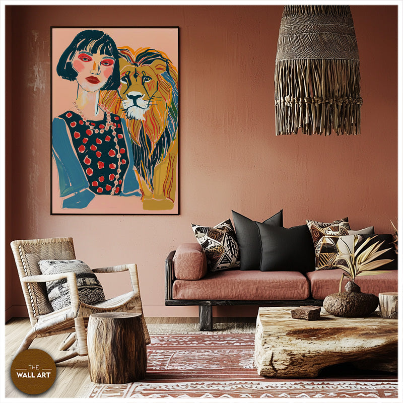 WOMEN AND LION I