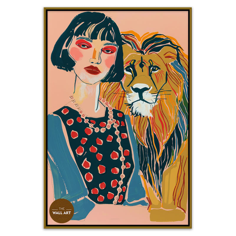 WOMEN AND LION I