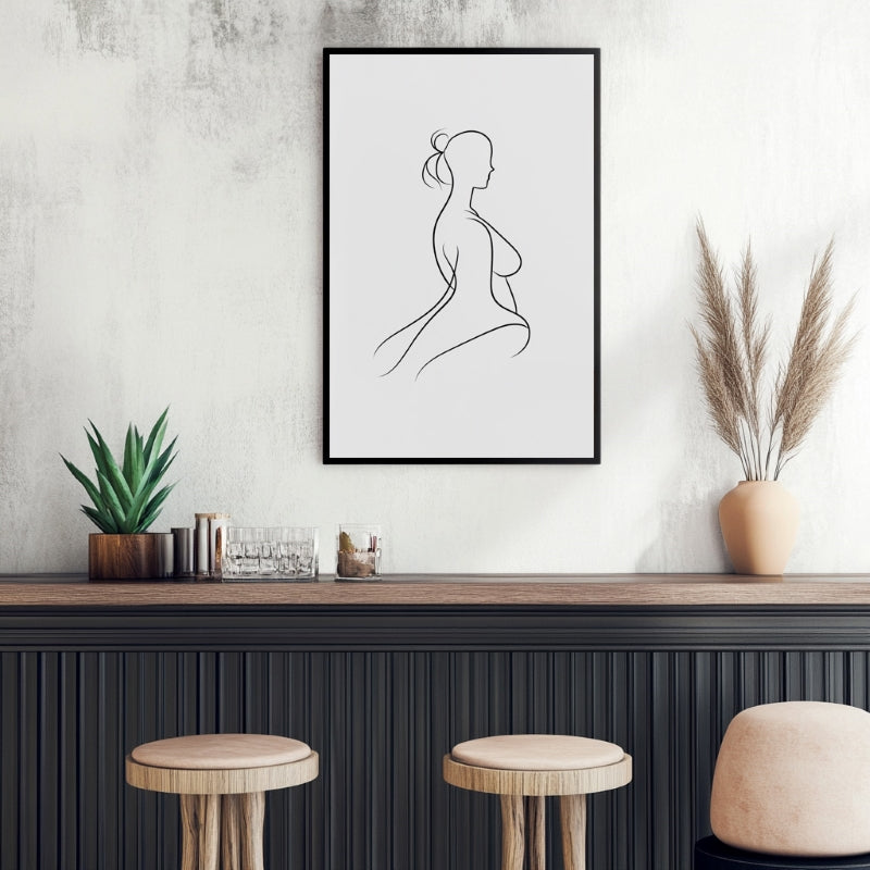 WOMEN BODY LINE ART III
