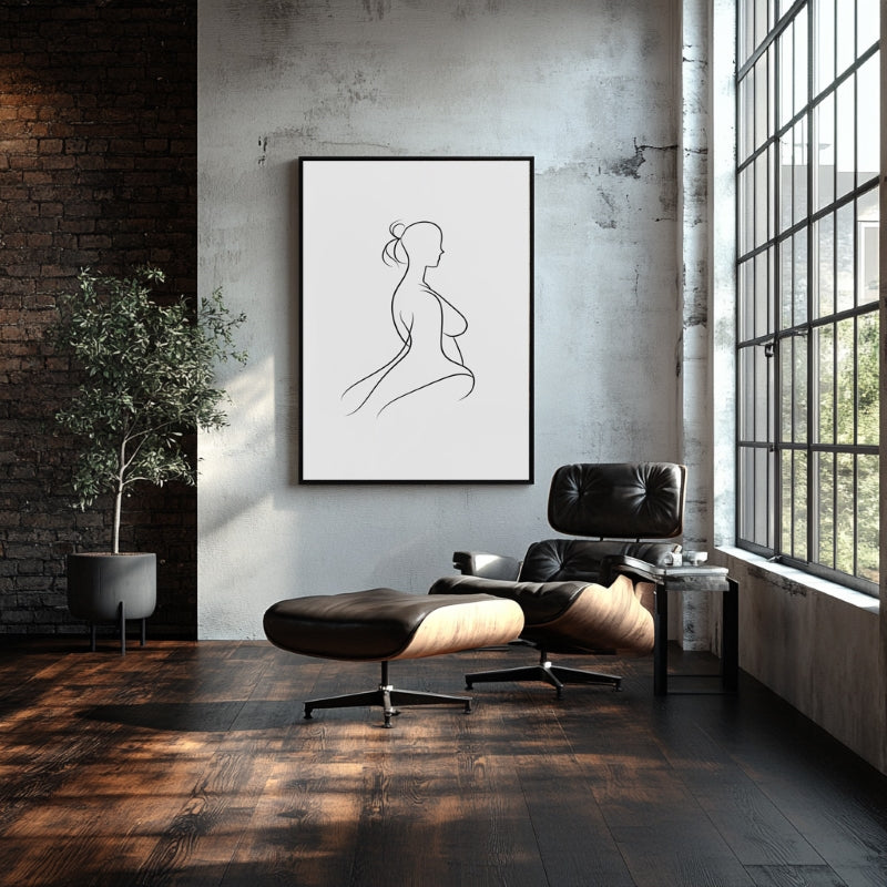 WOMEN BODY LINE ART III
