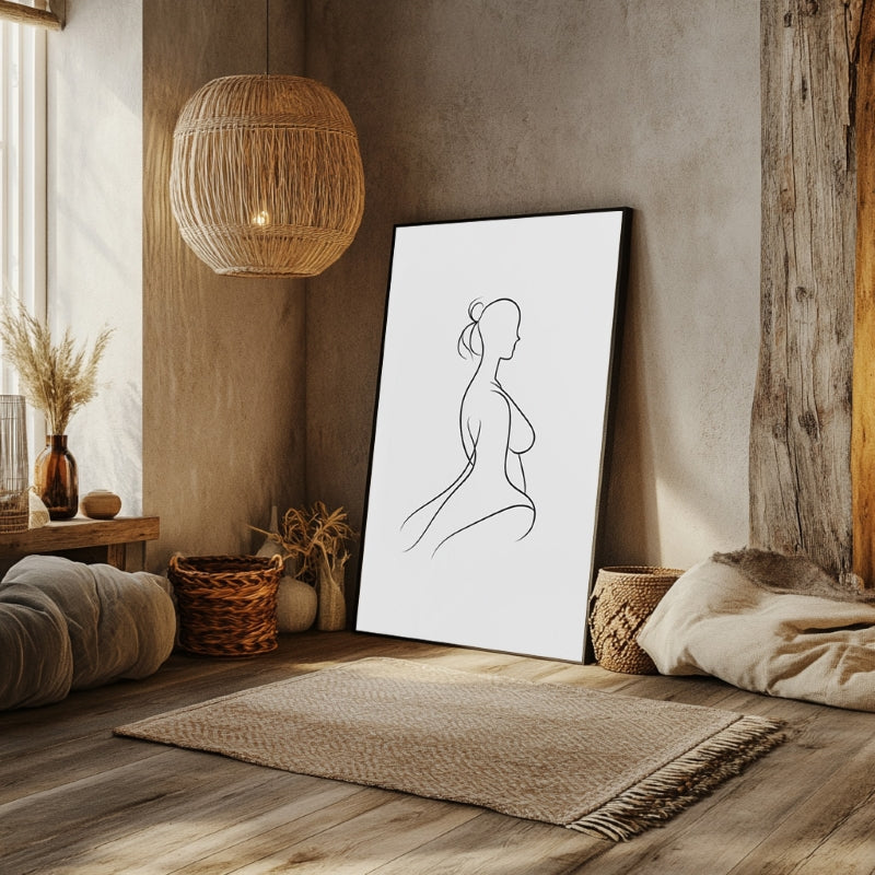 WOMEN BODY LINE ART III
