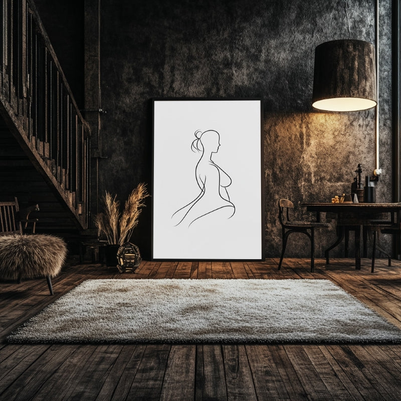 WOMEN BODY LINE ART III
