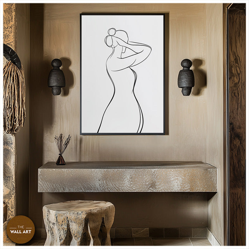 WOMEN BODY LINE ART IV