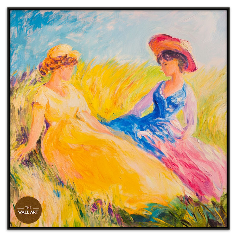 WOMEN ON YELLOW FIELD