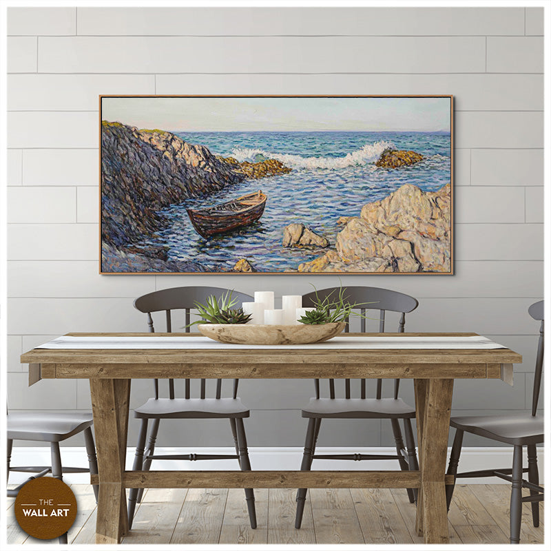 WOODEN BOAT ON SEA II
