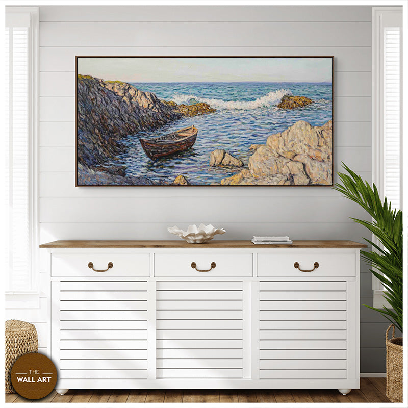 WOODEN BOAT ON SEA II