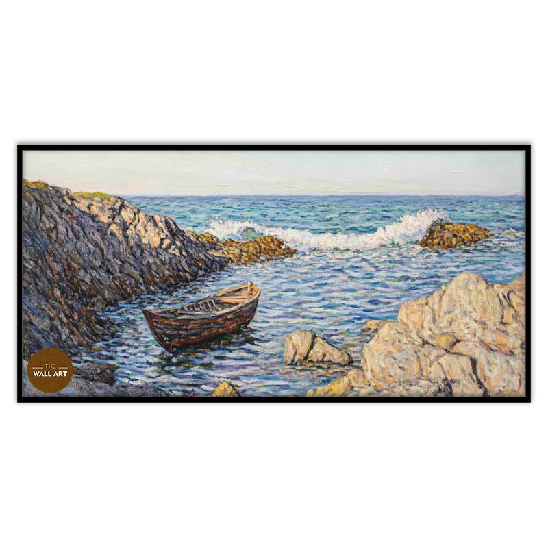 WOODEN BOAT ON SEA II