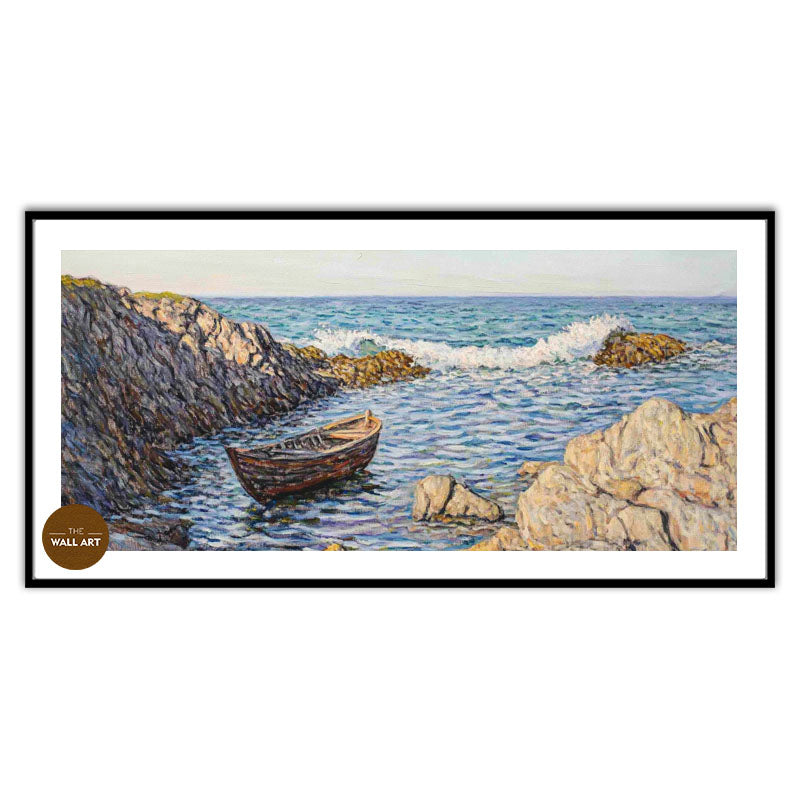 WOODEN BOAT ON SEA II