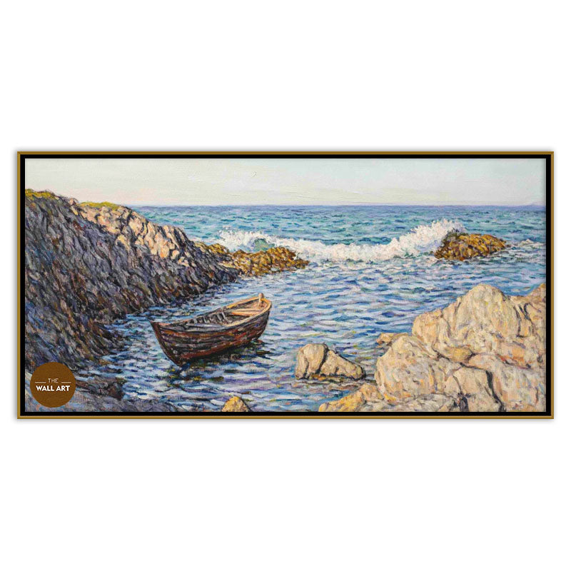 WOODEN BOAT ON SEA II