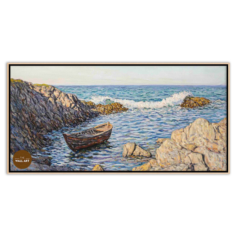 WOODEN BOAT ON SEA II