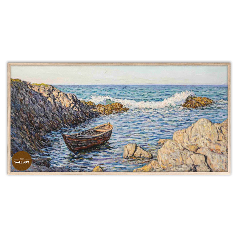 WOODEN BOAT ON SEA II