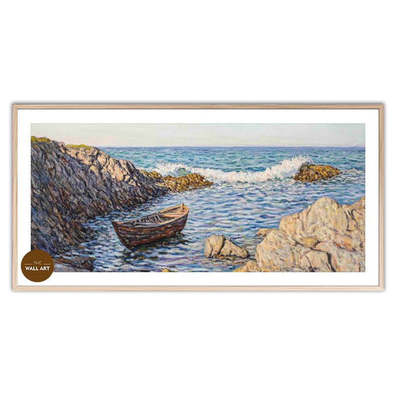 WOODEN BOAT ON SEA II