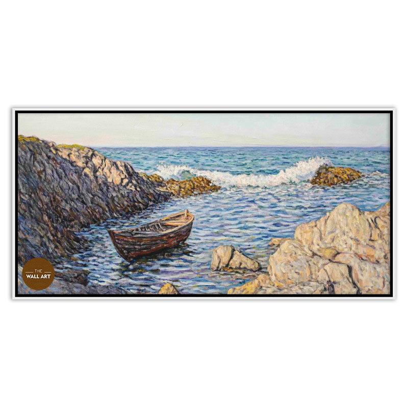WOODEN BOAT ON SEA II