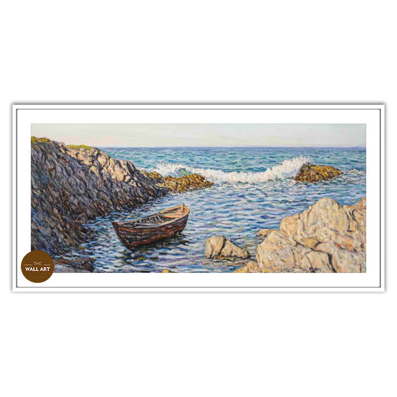 WOODEN BOAT ON SEA II