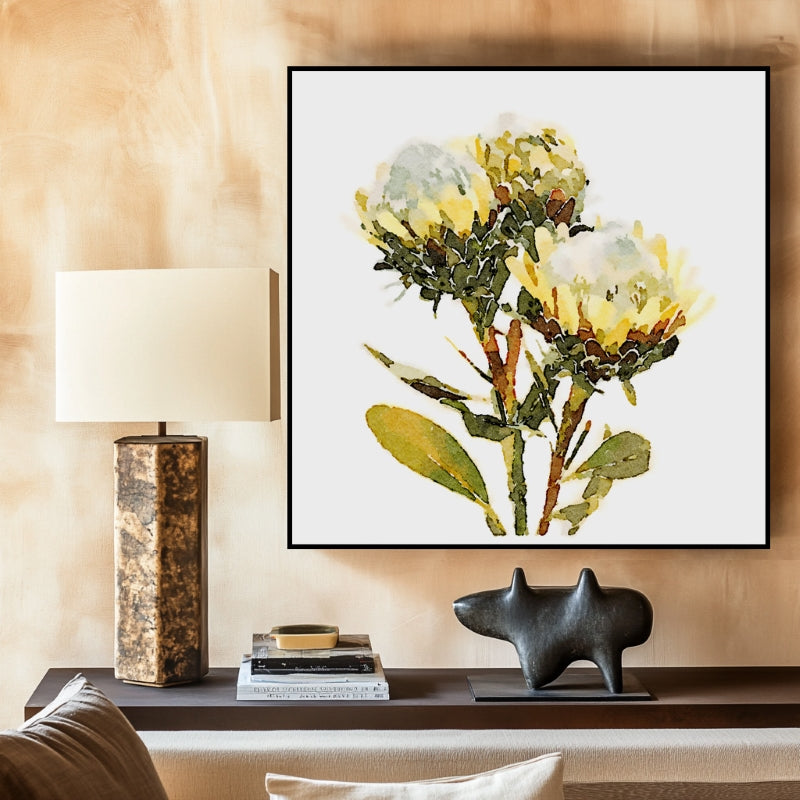 YELLOW KING PROOTEA FLOWERS