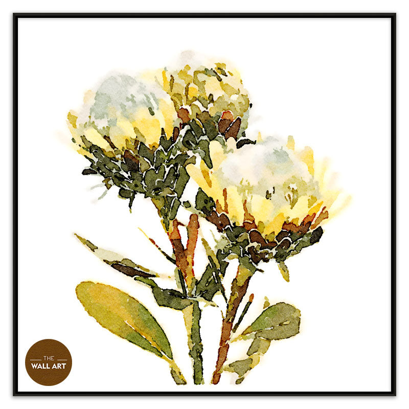 YELLOW KING PROOTEA FLOWERS
