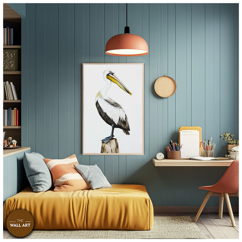 YELLOW BEACK PELICAN