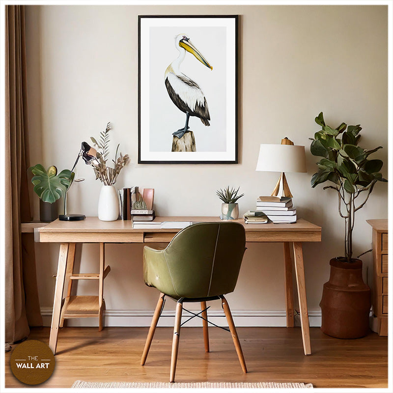 YELLOW BEACK PELICAN