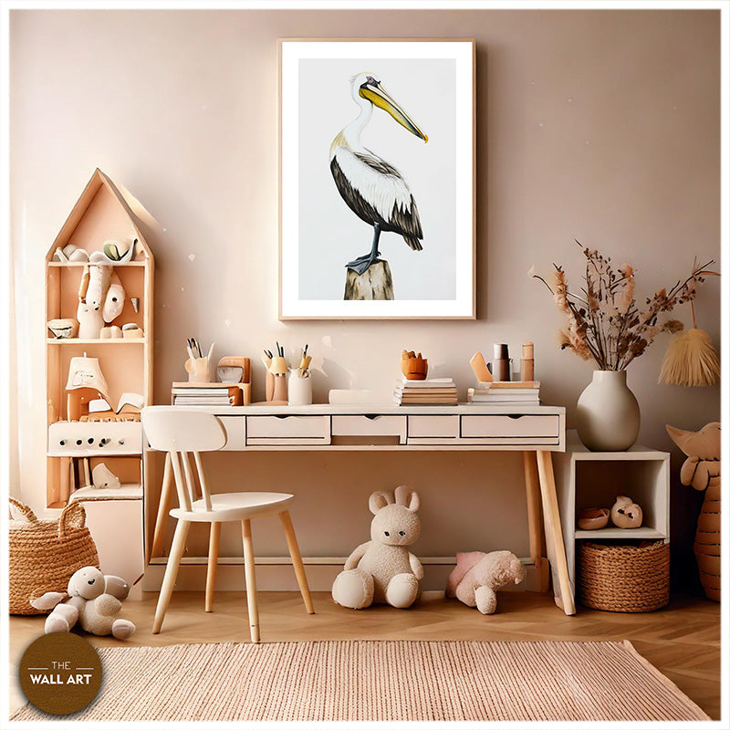 YELLOW BEACK PELICAN