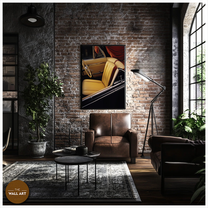 YELLOW CAR INTERIOR