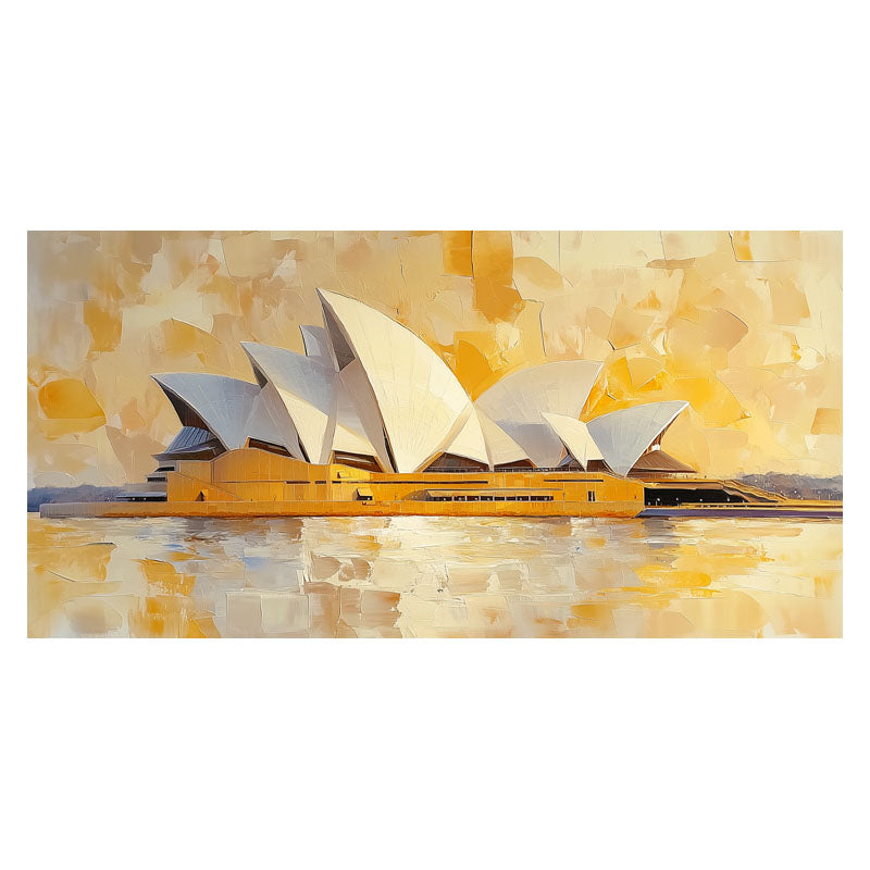YELLOW SCENE OF SYDNEY OPERA HOUSE