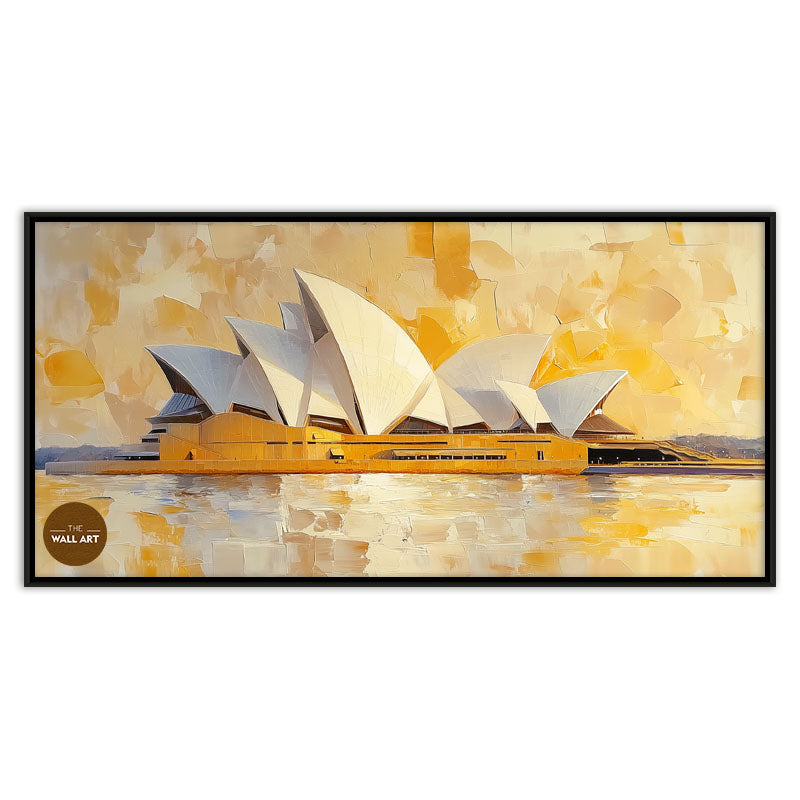 YELLOW SCENE OF SYDNEY OPERA HOUSE