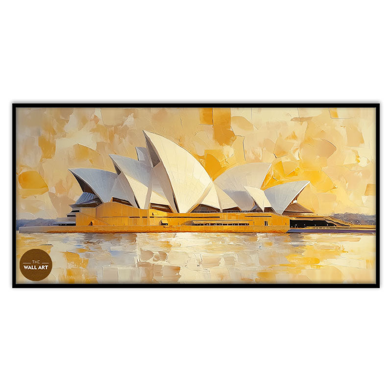 YELLOW SCENE OF SYDNEY OPERA HOUSE