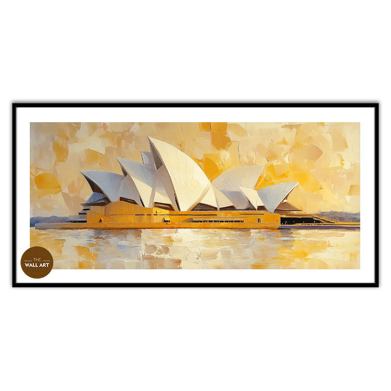 YELLOW SCENE OF SYDNEY OPERA HOUSE