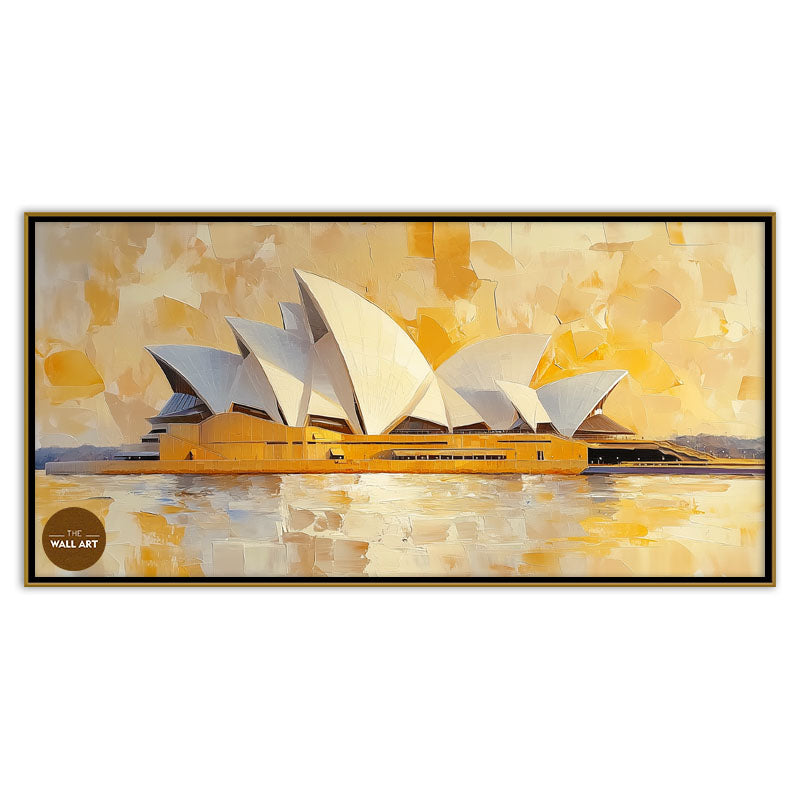 YELLOW SCENE OF SYDNEY OPERA HOUSE