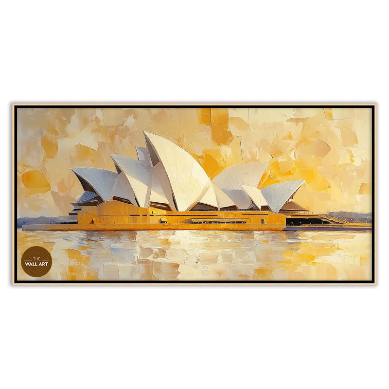 YELLOW SCENE OF SYDNEY OPERA HOUSE