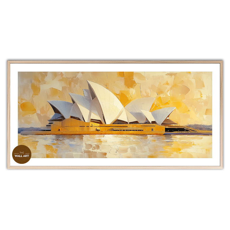 YELLOW SCENE OF SYDNEY OPERA HOUSE