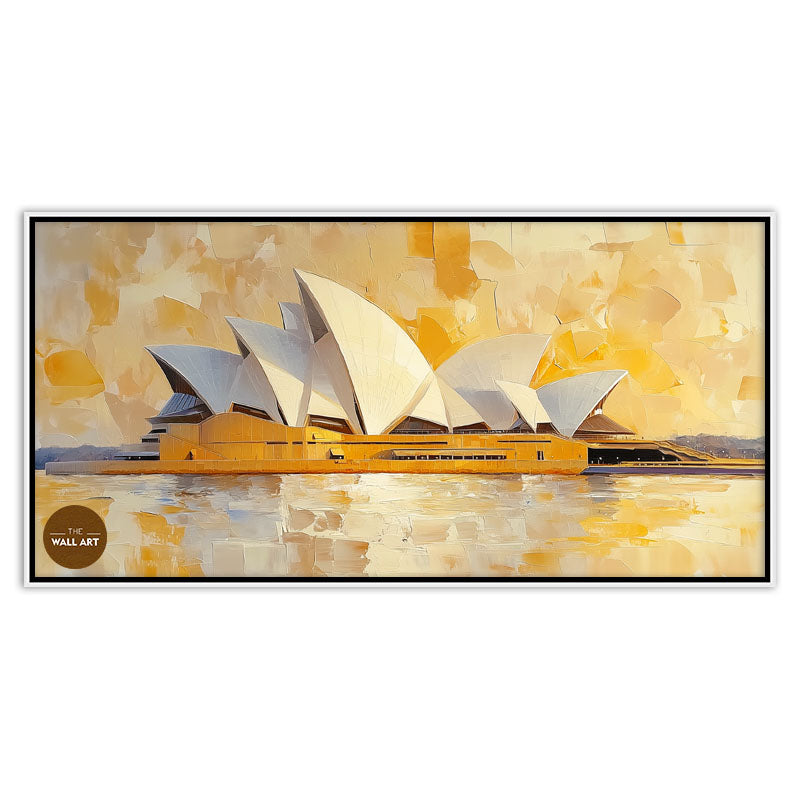 YELLOW SCENE OF SYDNEY OPERA HOUSE