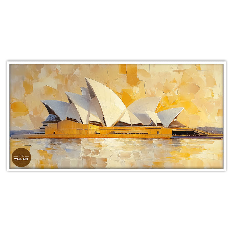 YELLOW SCENE OF SYDNEY OPERA HOUSE