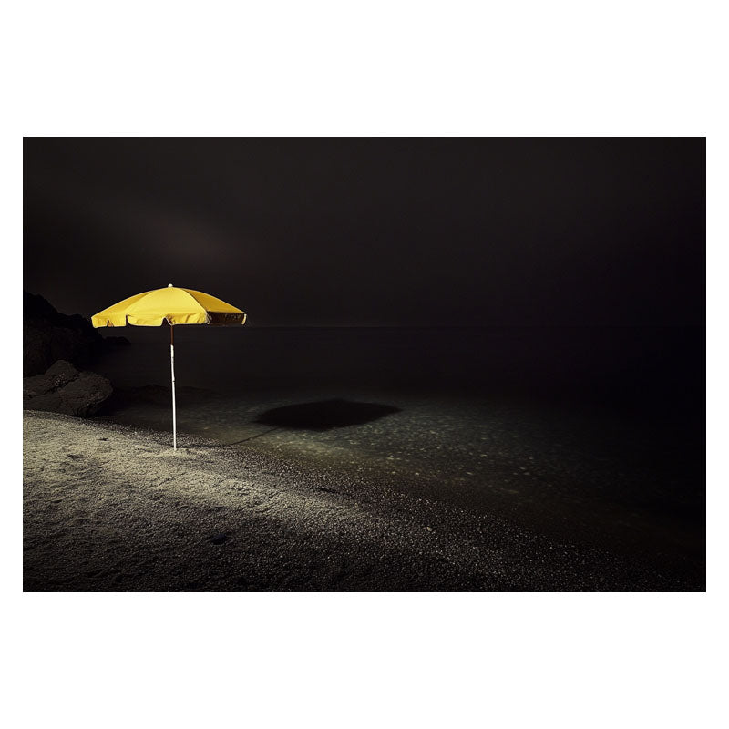 YELLOW UMBRELLA ON BEACH II