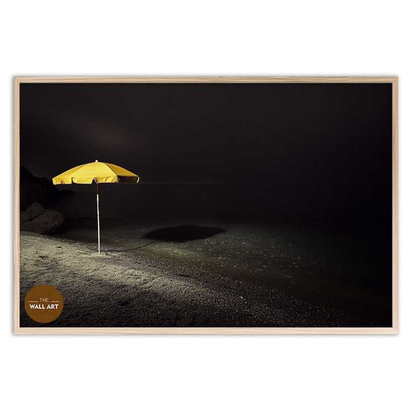YELLOW UMBRELLA ON BEACH II