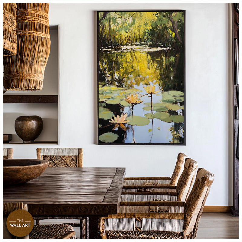 YELLOW WATER LILIES I