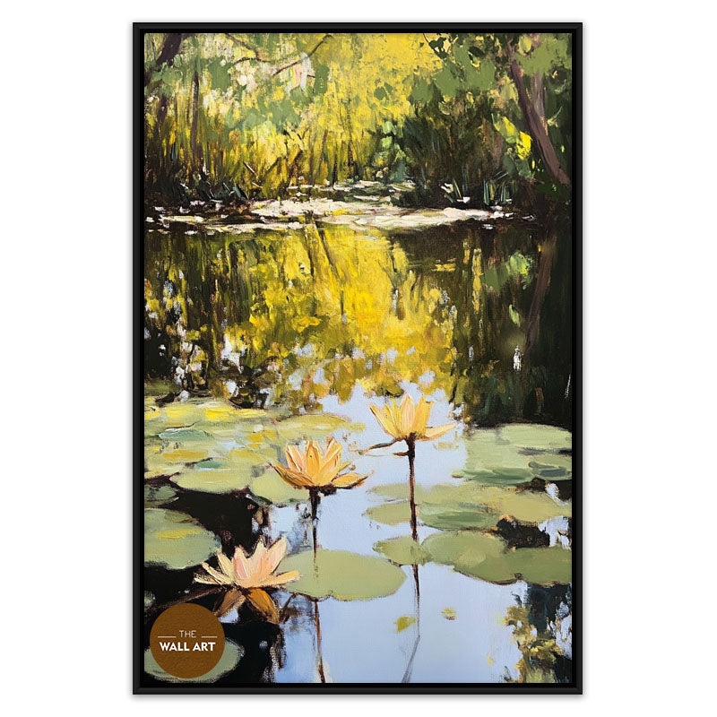 YELLOW WATER LILIES I